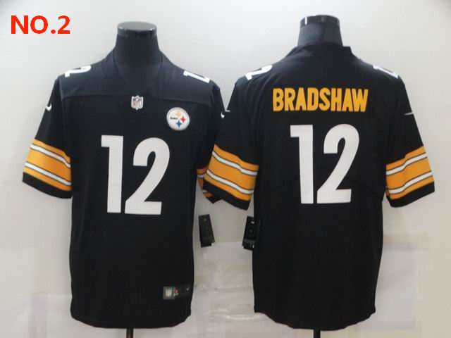 Men's Pittsburgh Steelers #12 Terry Bradshaw Jersey NO.2;